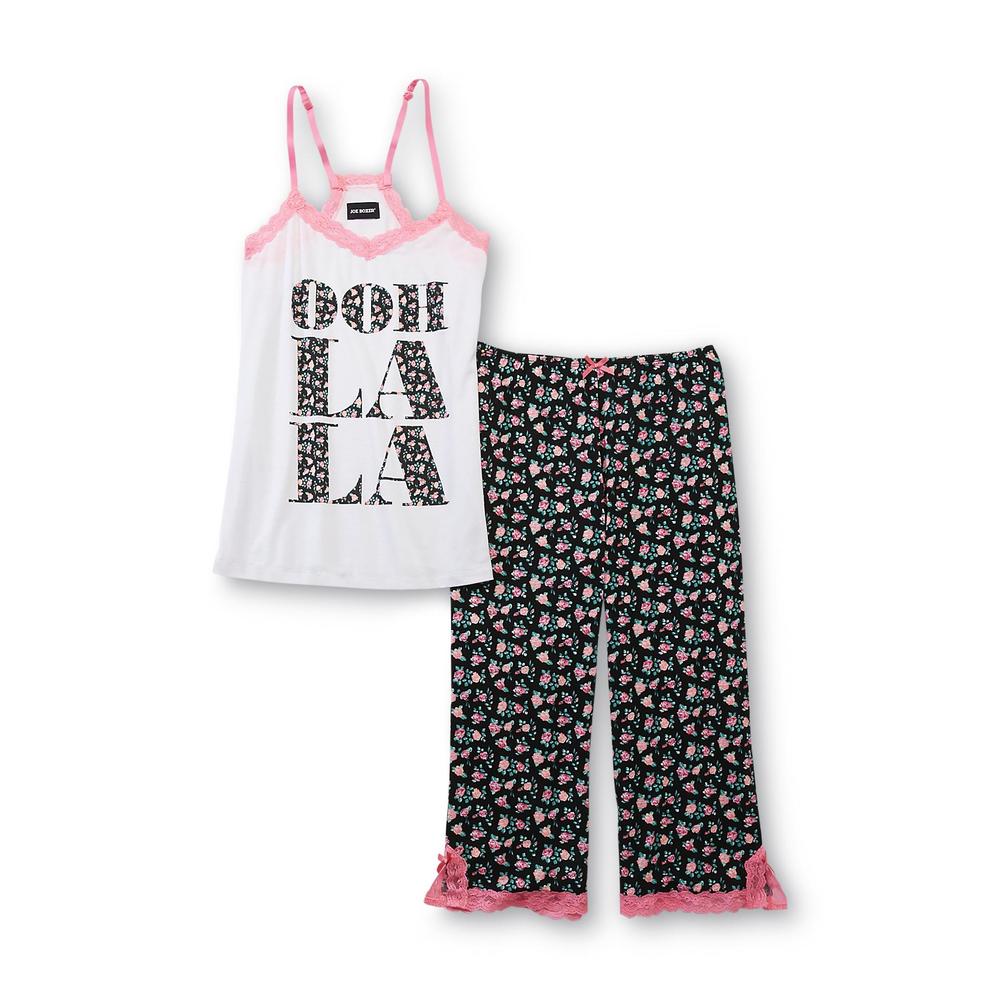 Joe Boxer Women's Pajama Tank Top & Capri Pants - Ooh La La