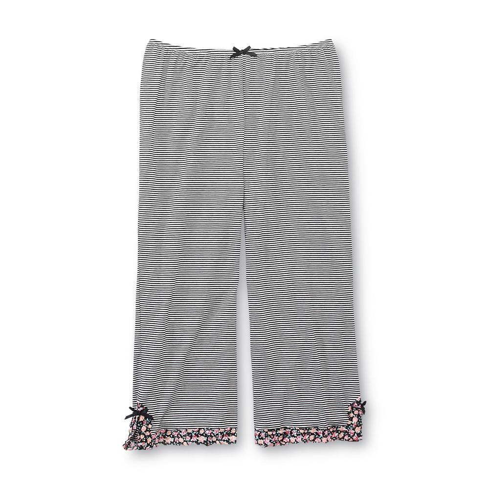 Joe Boxer Women's Pajama Tank Top & Capri Pants - Striped