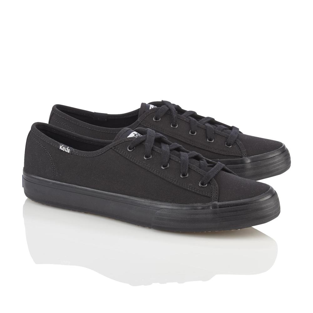 Baskets Keds Double Up à Lacets - Taille 11,5c US Femme, Toile Ivoire à Rayures, Occasion
