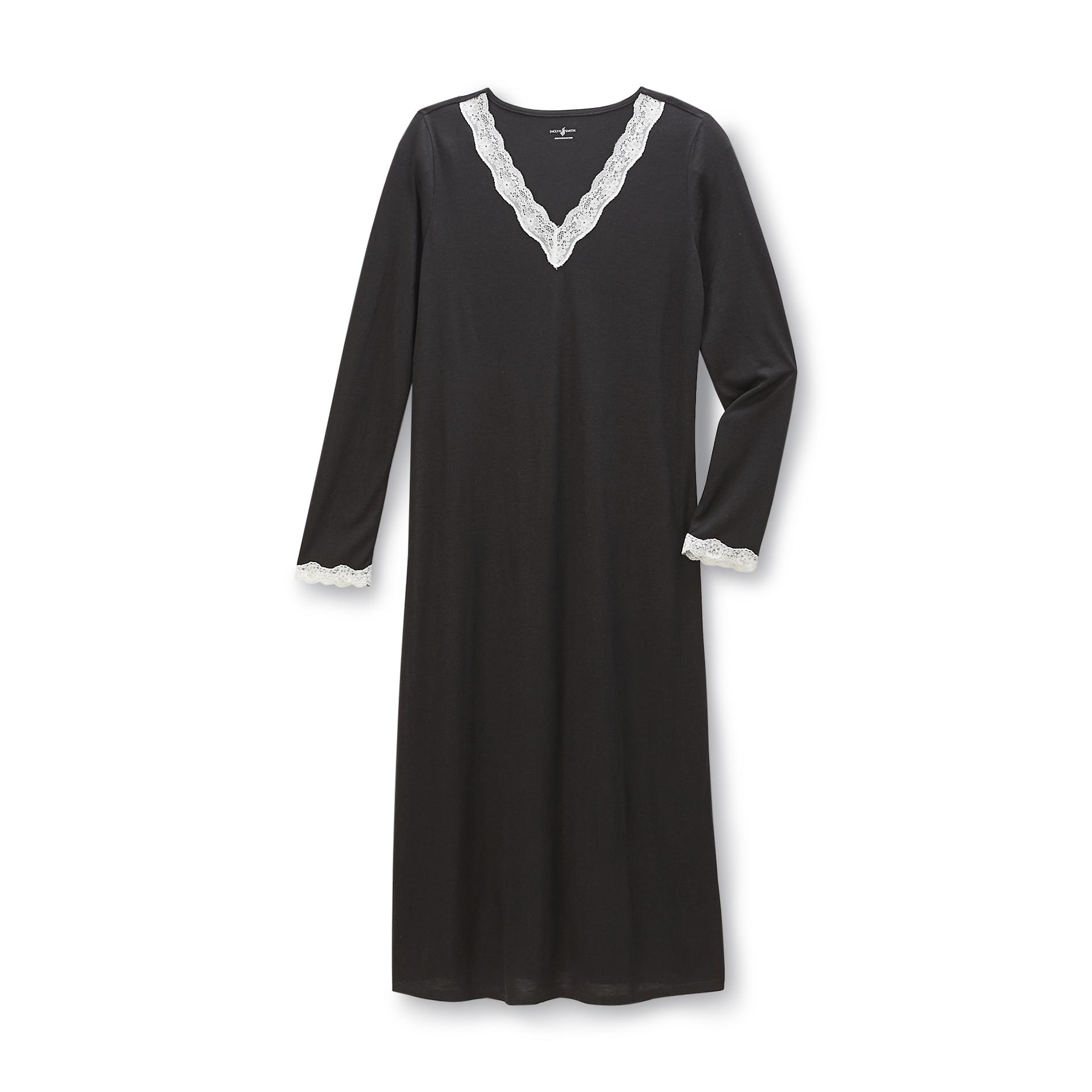Jaclyn Smith Women's Long-Sleeve Nightgown
