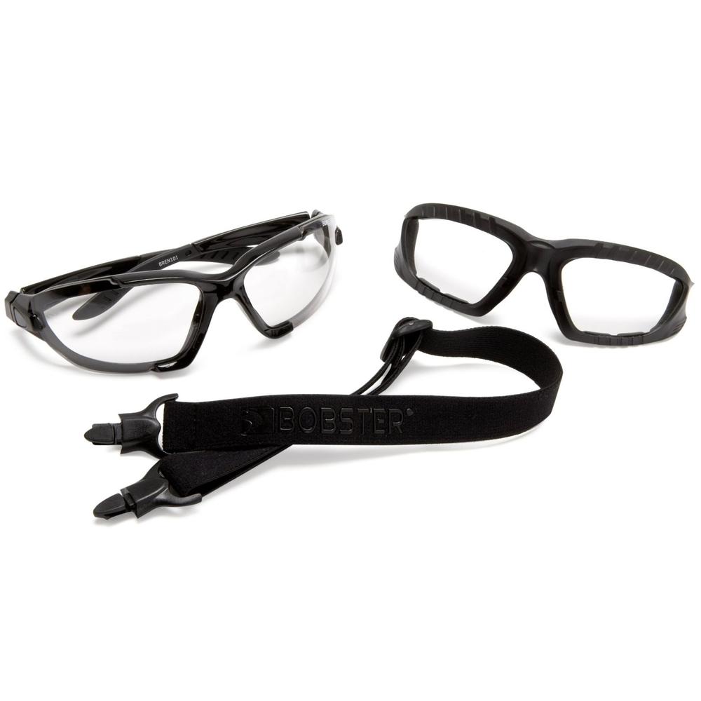 Bobster Eyewear Bobster Road Hog II Convertible Black Frame 4 Lenses