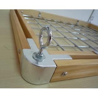 Cooks Standard Portapentole In Legno Da Soffitto 24x18 Pollici – Staffa In Alluminio Con Ganci Per Pentole E Padelle
