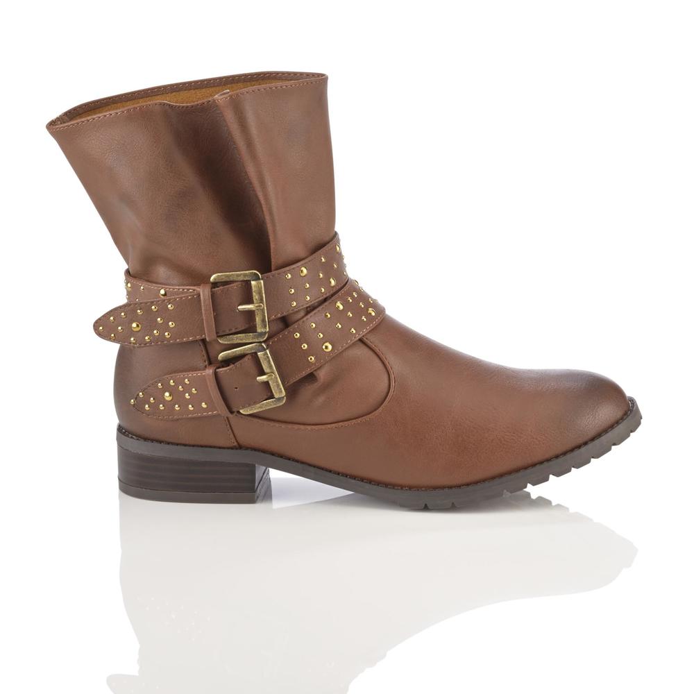 Restricted Women's Bakersfield Brown Strapped Ankle Boot
