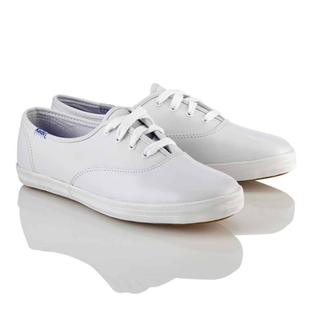Keds Girl's Champion White Sneaker - Wide Width Available