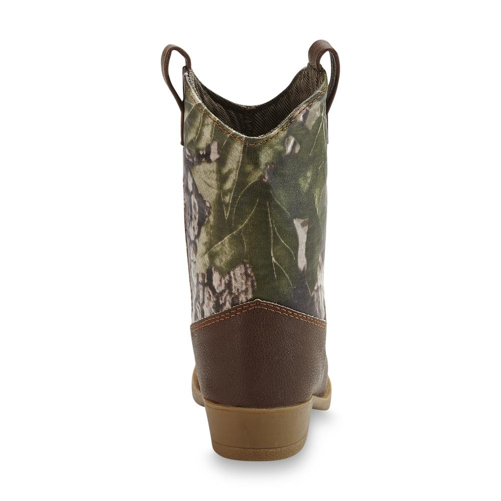 Natural Steps Toddler Boy's Legend Brown/Camouflage Cowboy Boot