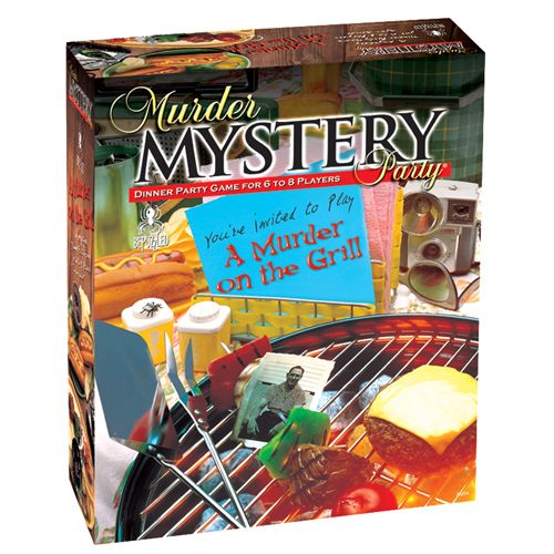 University Games Murder on the Grill (Murder Mystery Party)