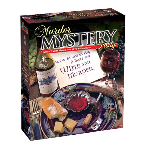 University Games A Taste for Wine and Murder (Murder Mystery Party)
