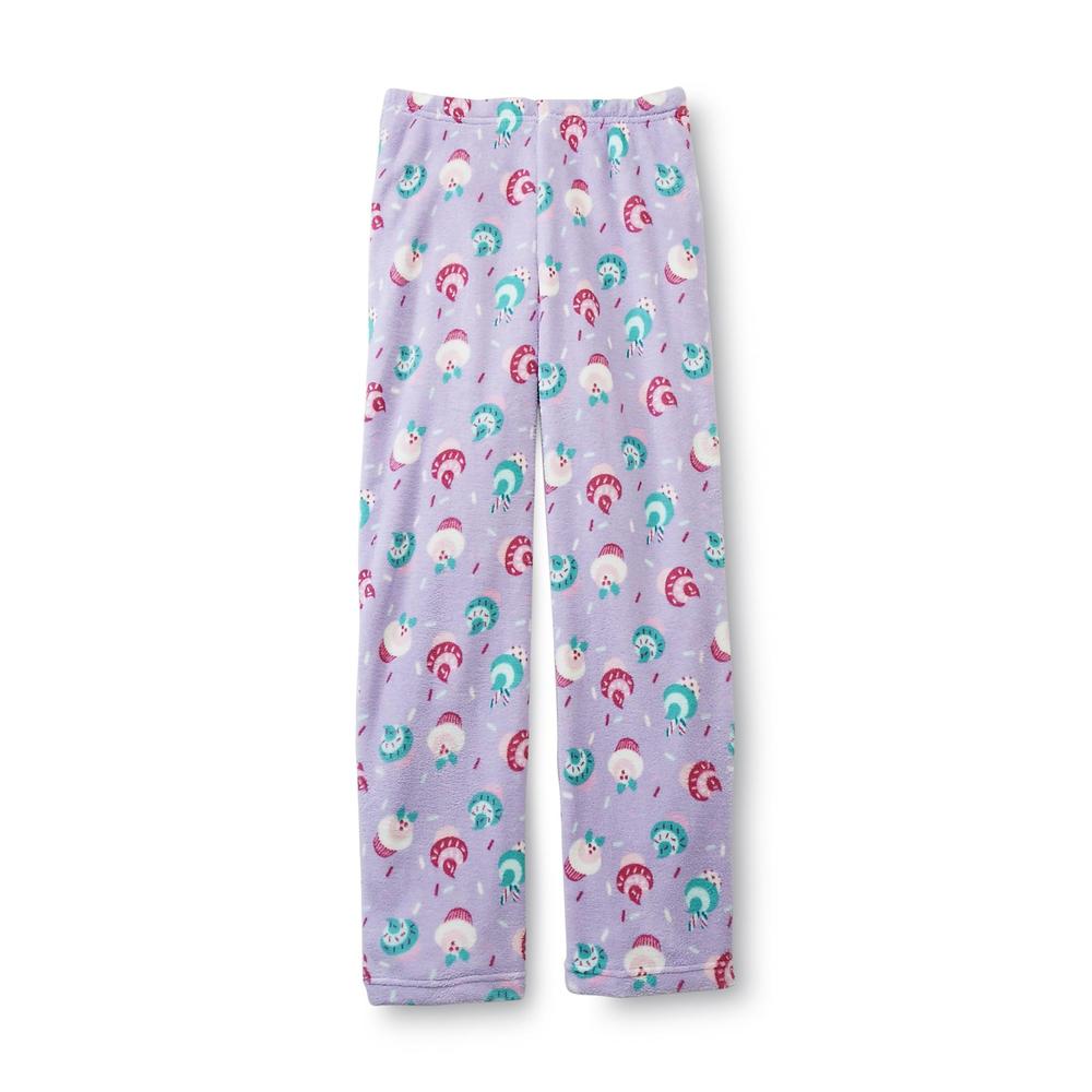 Pink K Women's Fleece Pajamas & Socks - Cupcakes