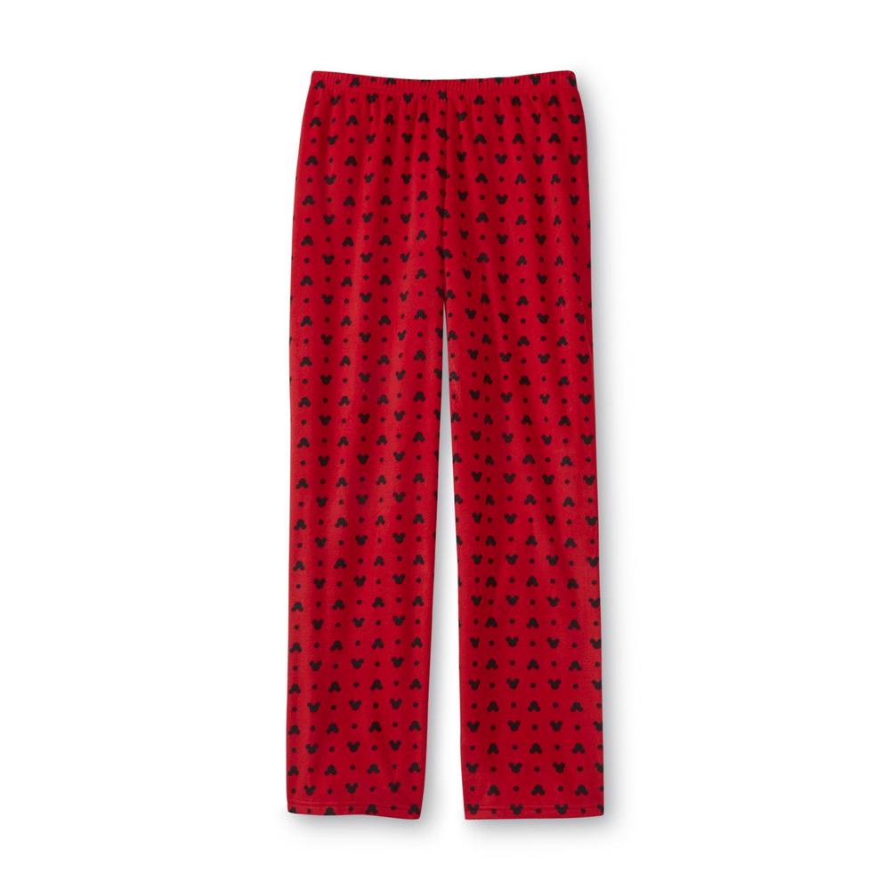 Disney Mickey Mouse Women's Fleece Pajama Top & Pants