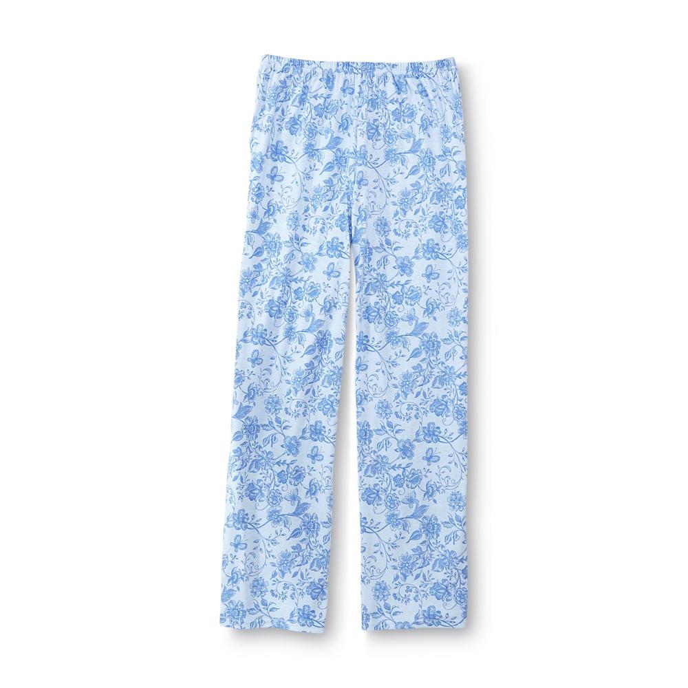 Pink K Women's Pajamas & Socks - Floral & Butterflies