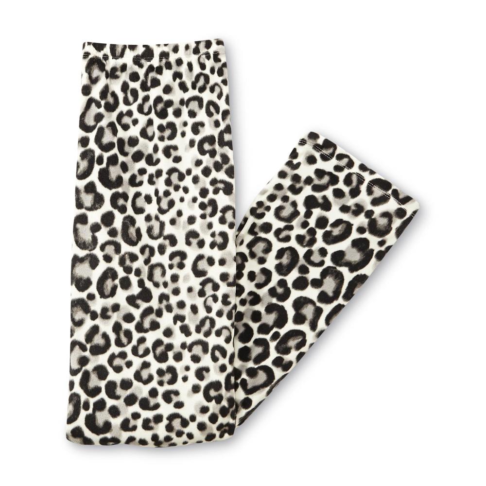 Jaclyn Smith Women's Pajama Top & Pants -  Leopard Print