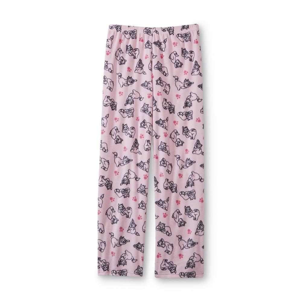 Warner Brothers Pussyfoot Women's Fleece Pajama Top & Pants