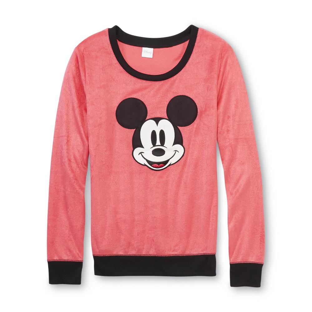 Disney Mickey Mouse Women's Fleece Pajamas - Leopard