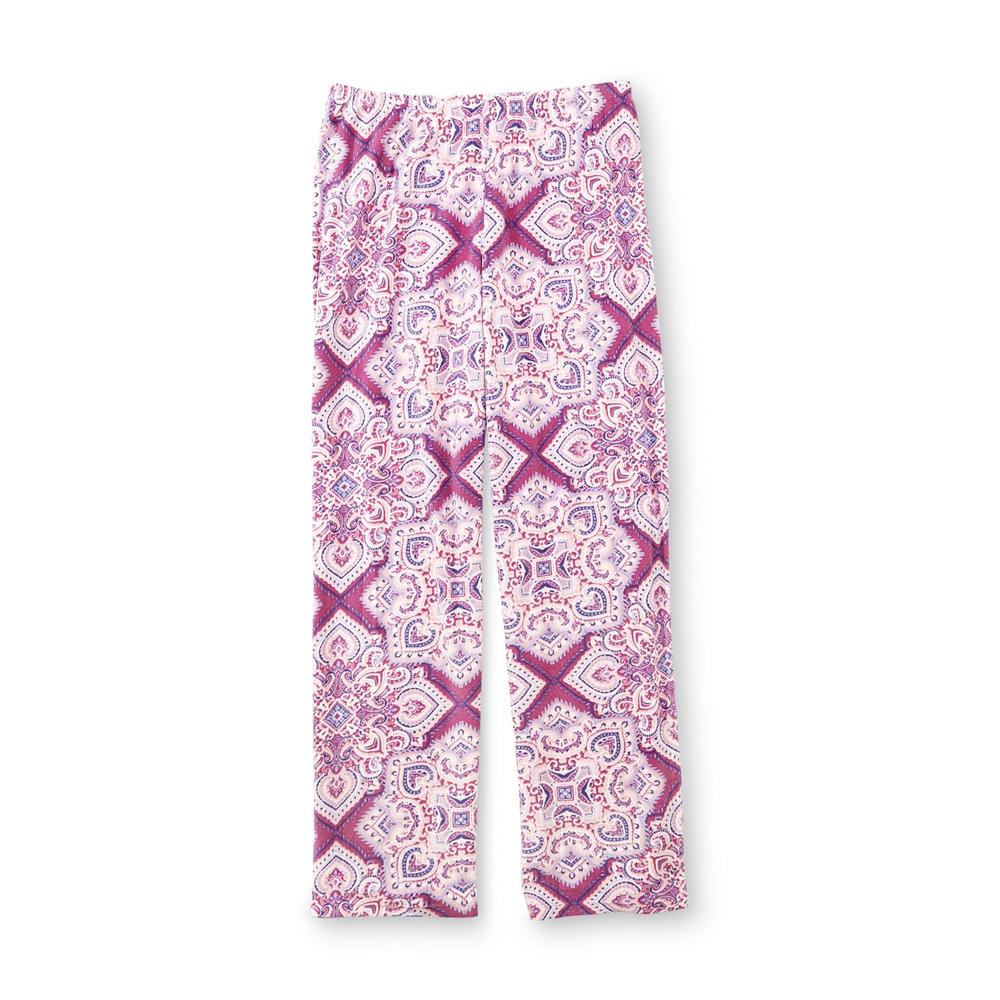 Jaclyn Smith Women's Pajama Top & Pants - Medallion