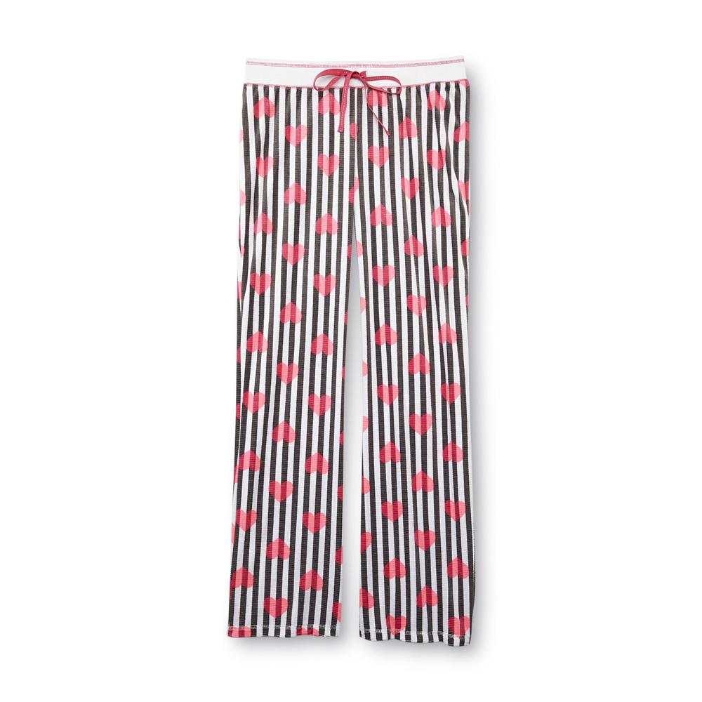 Joe Boxer Women's Velour Pajama Pants - Hearts