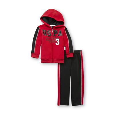 U.S. Polo Assn. Infant & Toddler Boy's Hoodie Jacket & Sweatpants