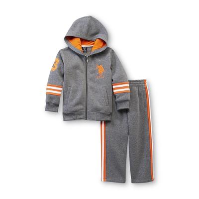 U.S. Polo Assn. Infant & Toddler Boy's Hoodie Jacket & Sweatpants