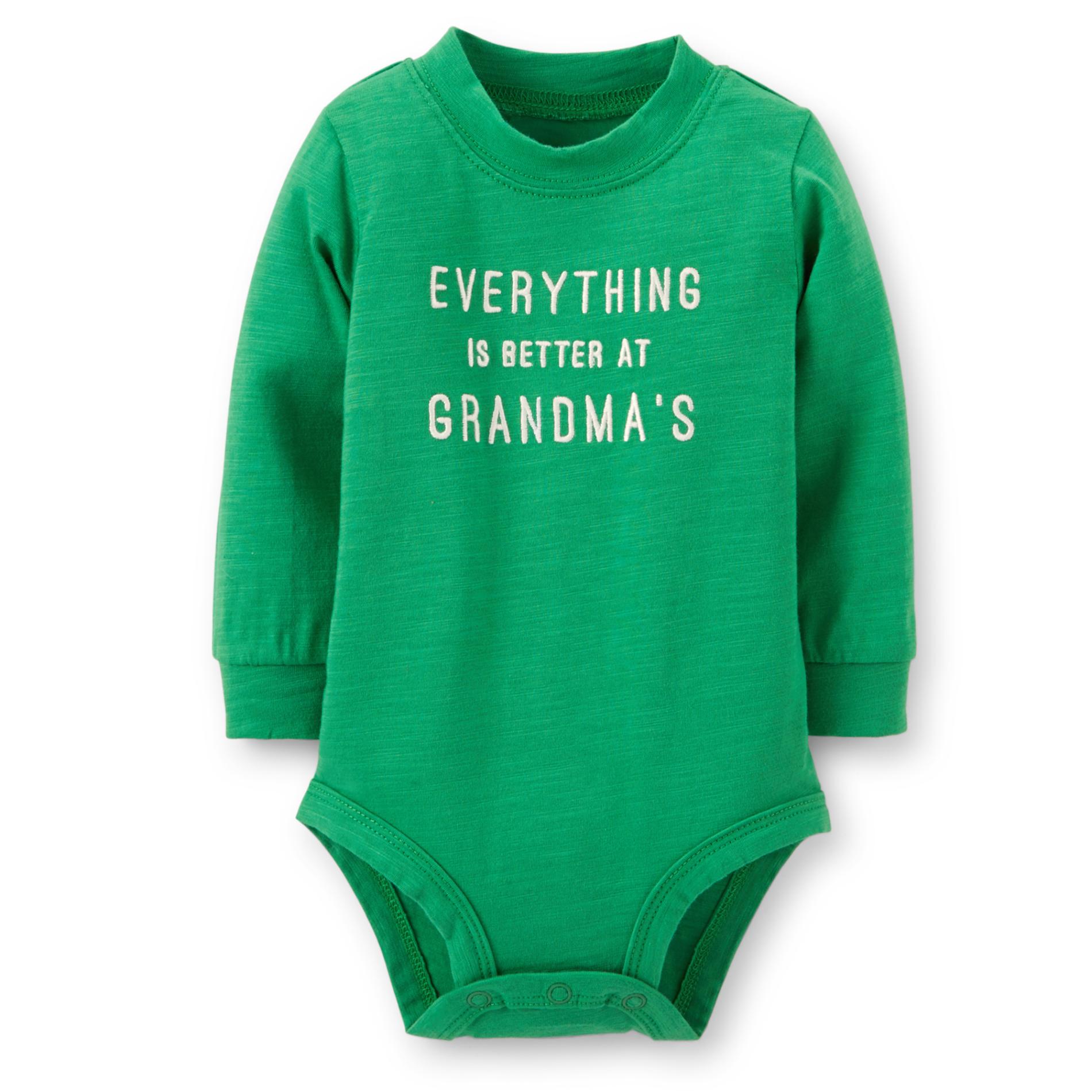 Carter's Newborn & Infant Boy's Graphic Bodysuit - Better at Grandma's
