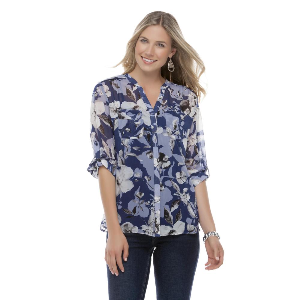 Covington Women's Utility Shirt & Camisole - Floral