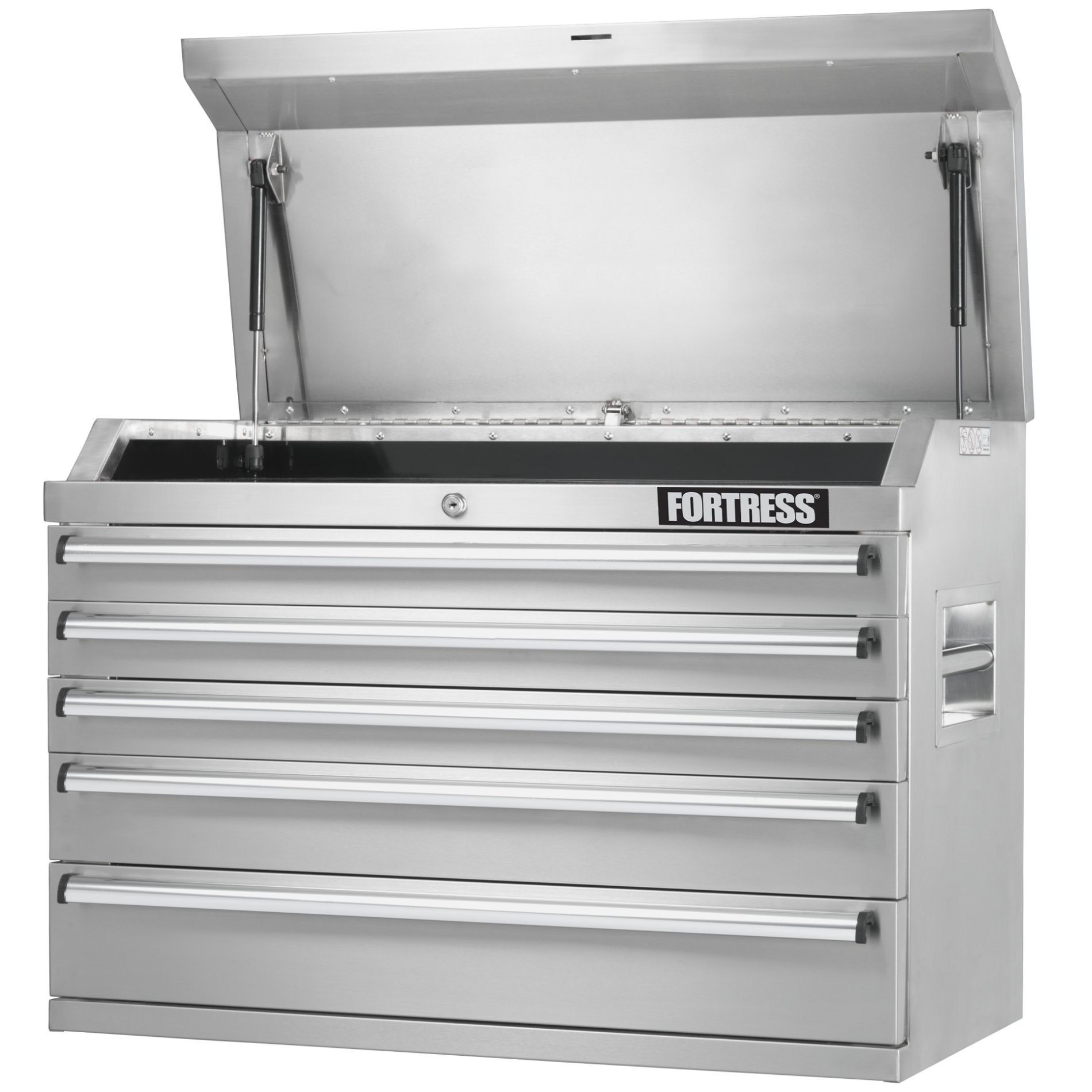 Fortress 113269 32 Inch Wide 5 Drawer Stainless Steel Top Chest