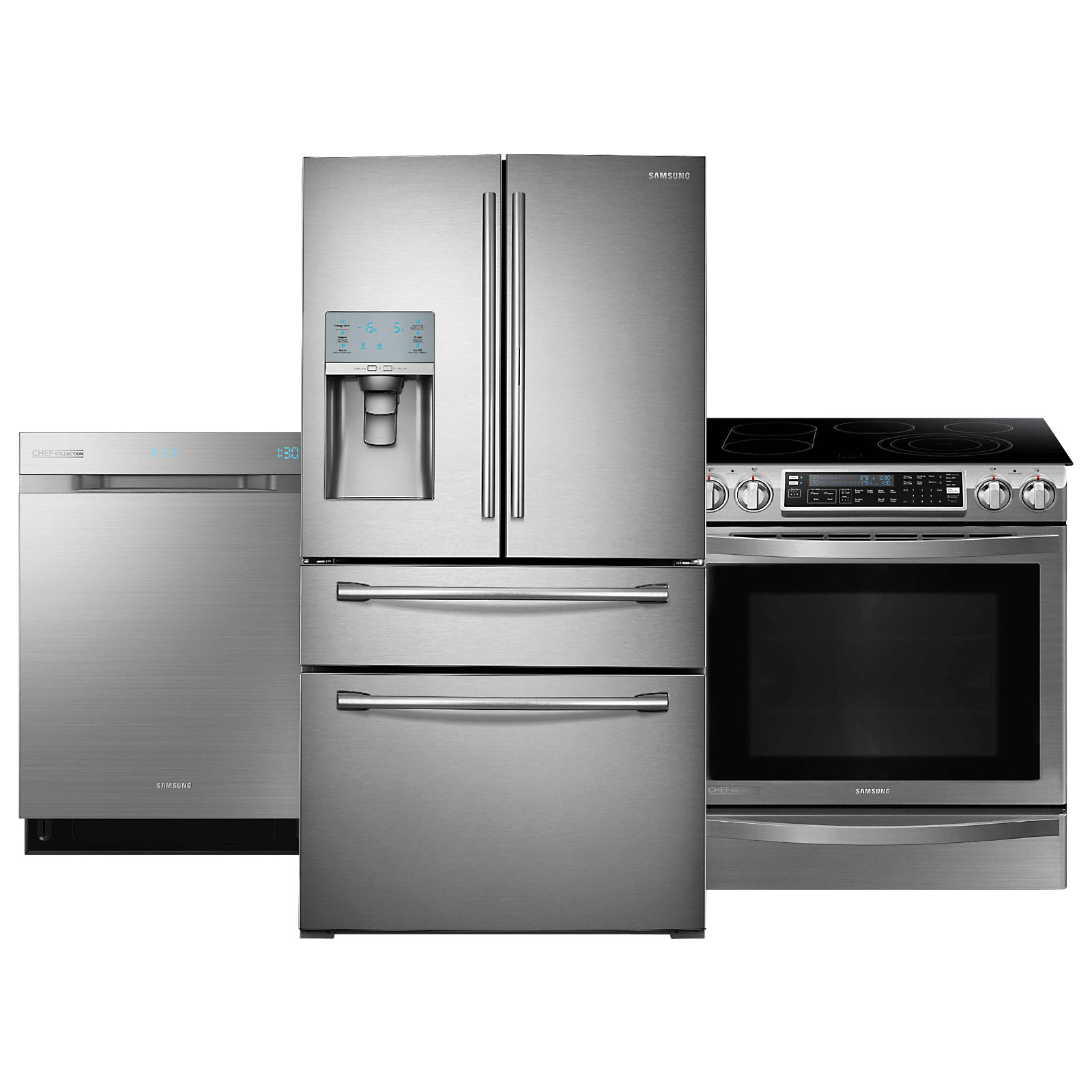 Samsung Samsung 3 Piece Kitchen Suite Stainless Steel