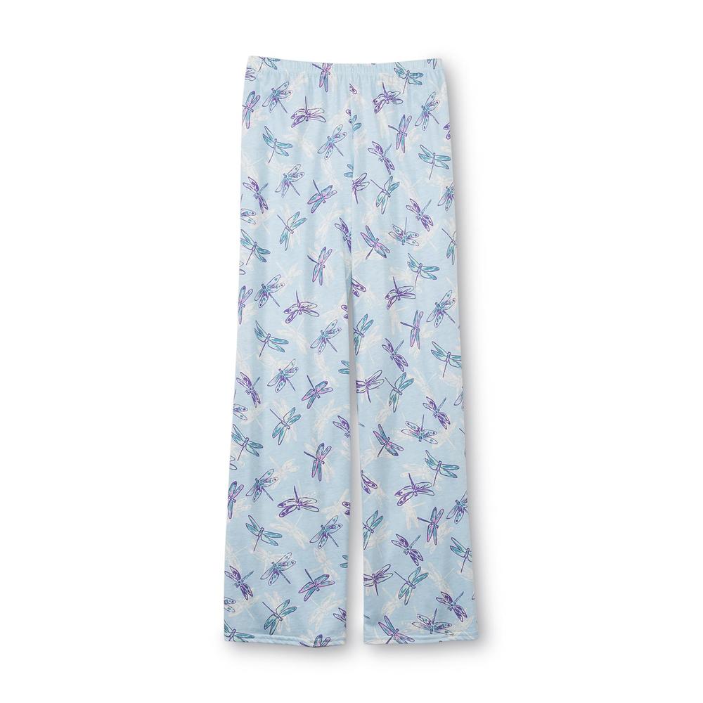 Laura Scott Women's Pajama Top & Pants - Dragonfly Print