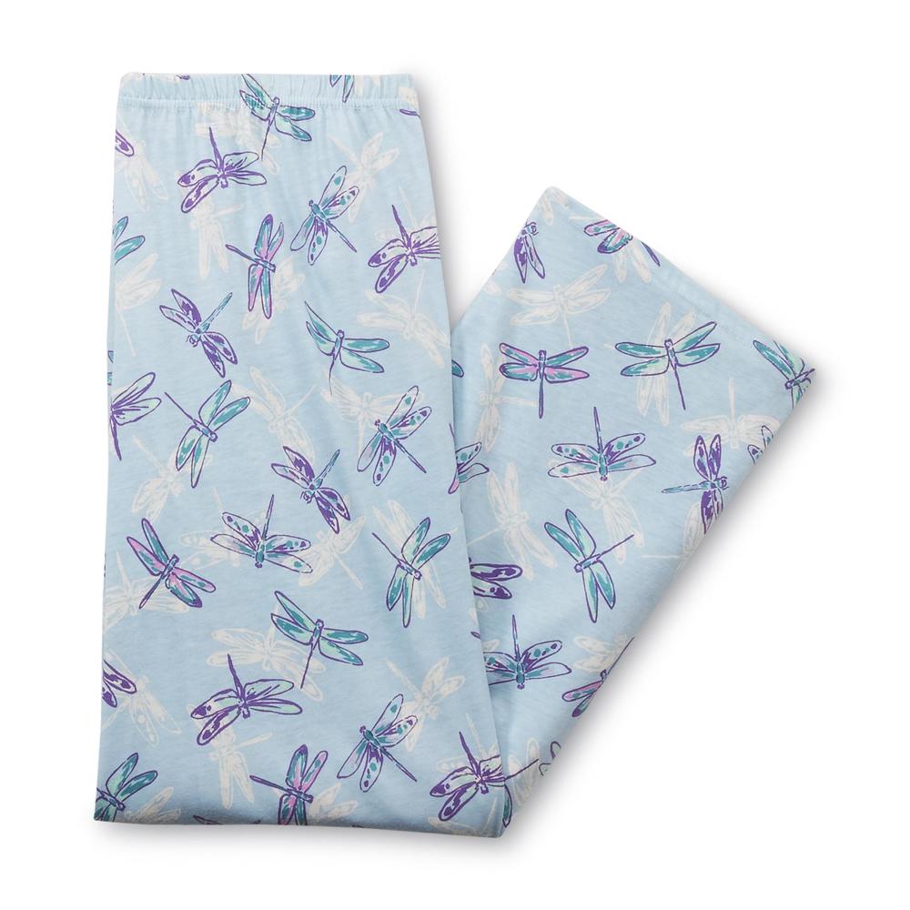 Laura Scott Women's Pajama Top & Pants - Dragonfly Print
