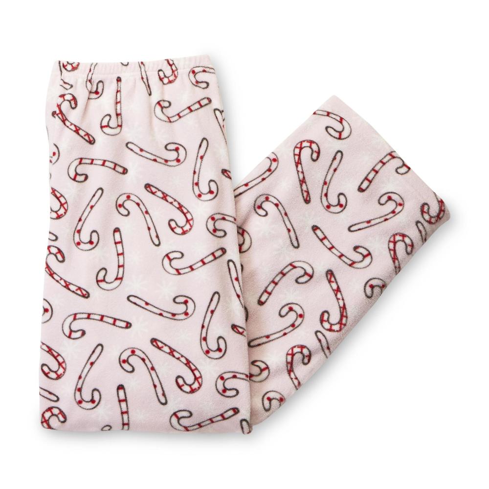 Pink K Women's Plus Short-Sleeve Pajamas - Candy Cane