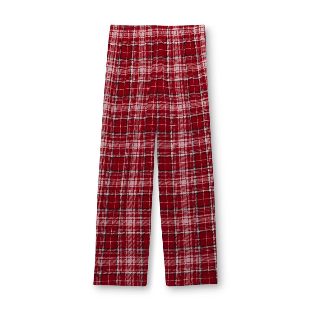 Pink K Women's Plus Short-Sleeve Pajamas - Plaid