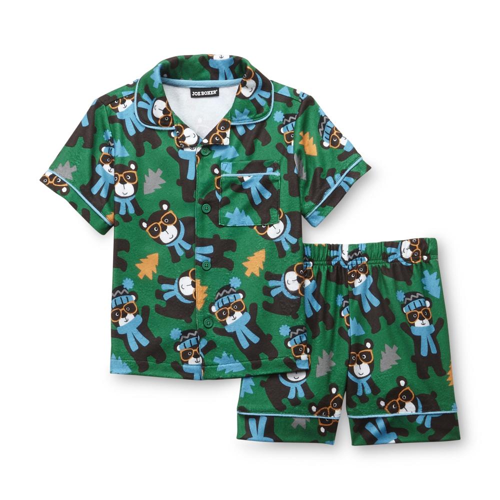 Joe Boxer Toddler Boy's Fleece Pajama Shirt & Shorts - Bears
