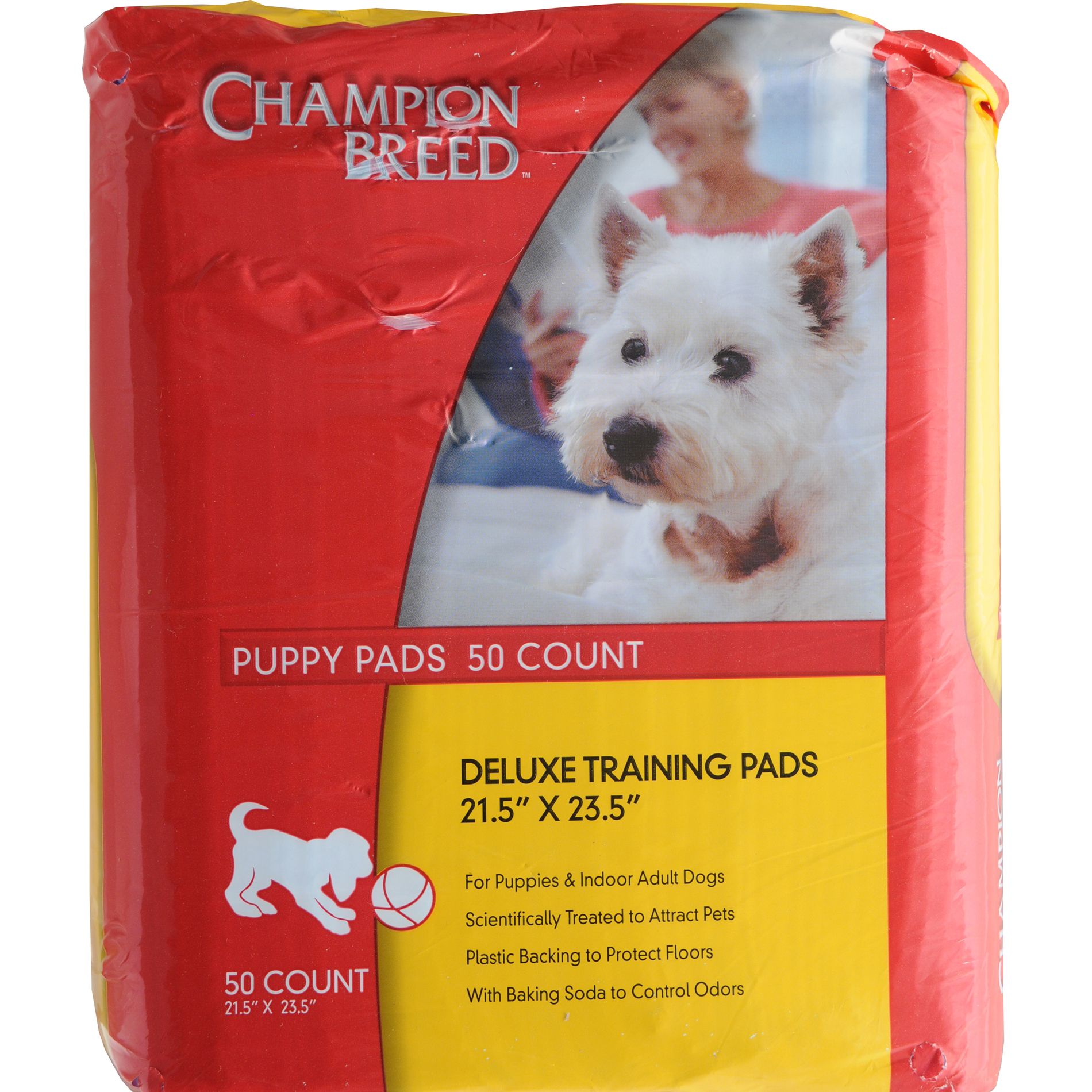 Champion Breed Deluxe Puppy Training Pads 50 count