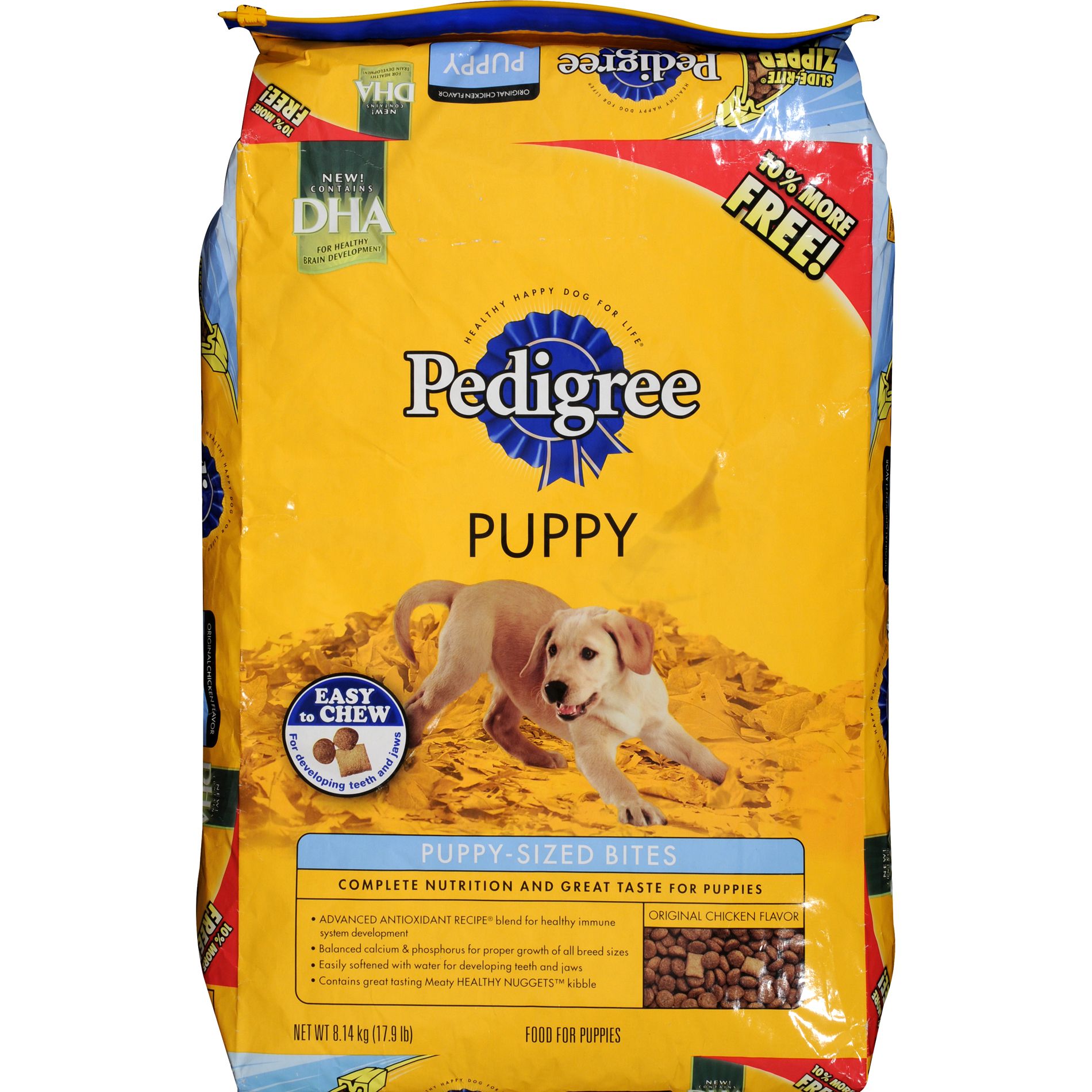 Pedigree Mealtime Original Chicken Flavored Dry Puppy Food - 17 Pound Bag