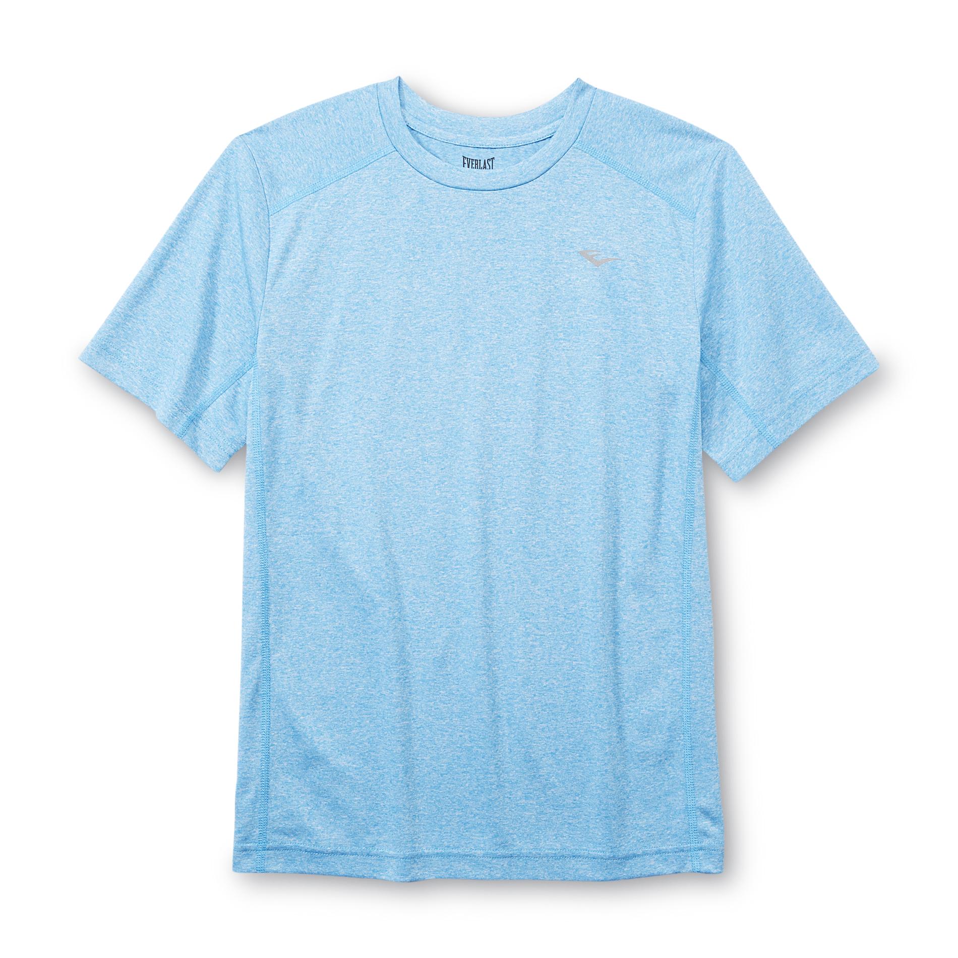 Everlast&reg; Boy's Yarn-Dyed Athletic T-Shirt - Heathered