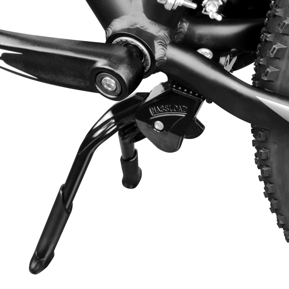 BV Bike Black Adjustable and Foldable Double Leg Kickstand