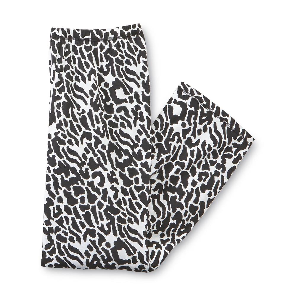 Joe Boxer Women's Pajama Top & Pants - Cheetah Print