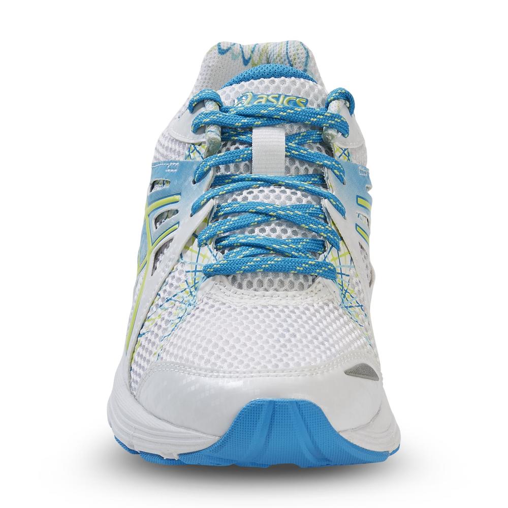 ASICS Women's GEL-Preleus White/Blue/Green Running Shoe
