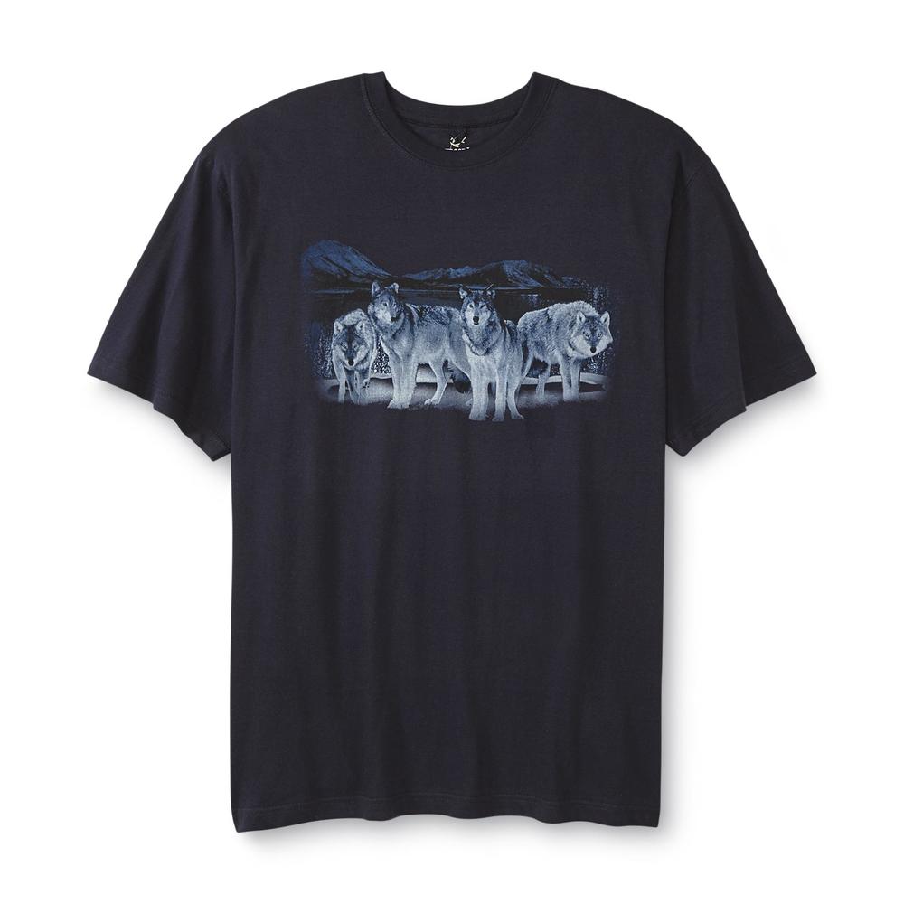 Outdoor Life Men's Big & Tall Graphic T-Shirt - Wolves