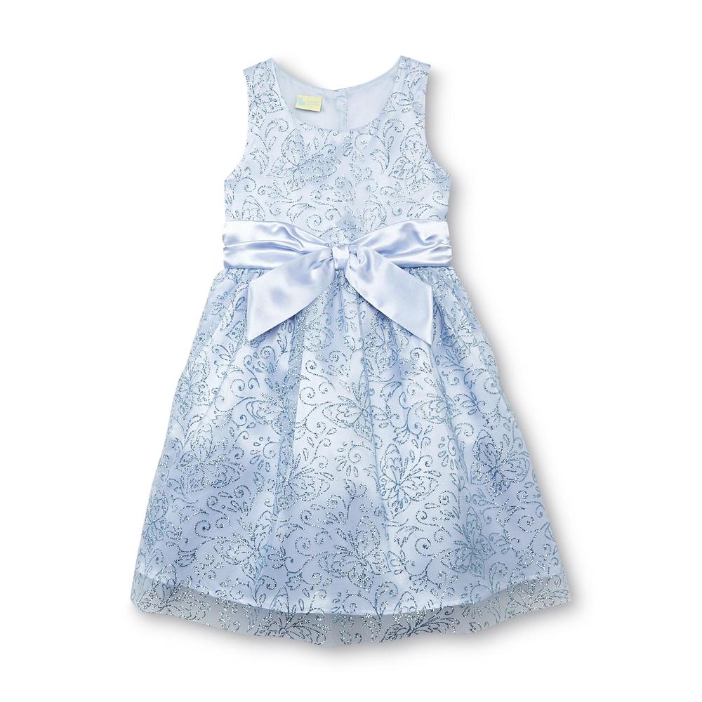 Holiday Editions Girl's Sleeveless Occasion Dress - Floral Print