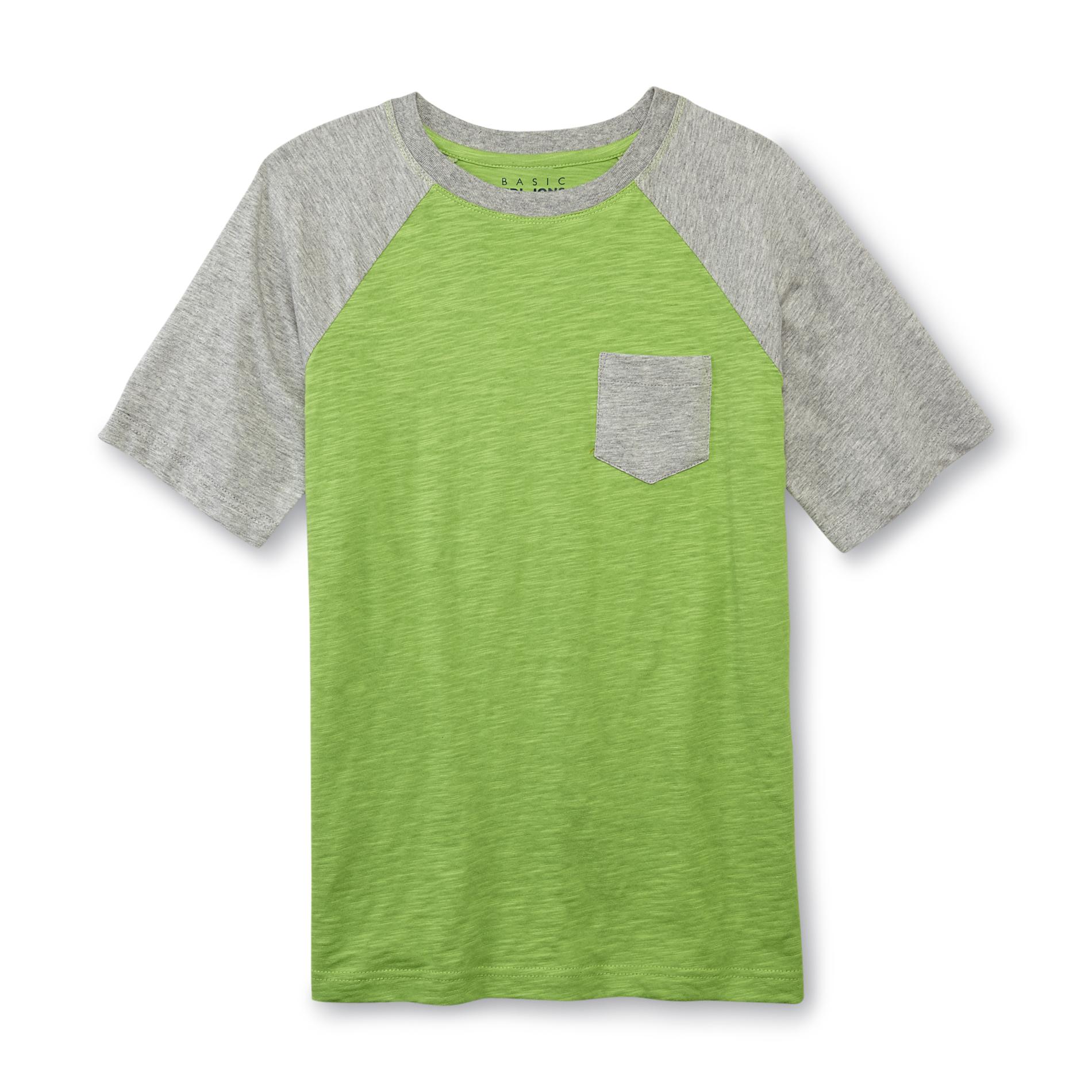 Basic Editions Boy's Raglan Short-Sleeve T-shirt