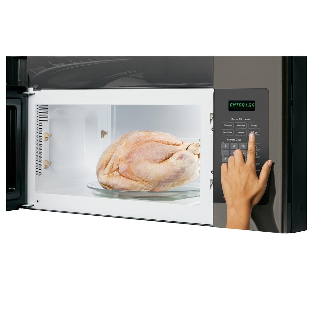 GE Appliances JVM6175EFES 1.7 cu. ft. OvertheRange Sensor Microwave