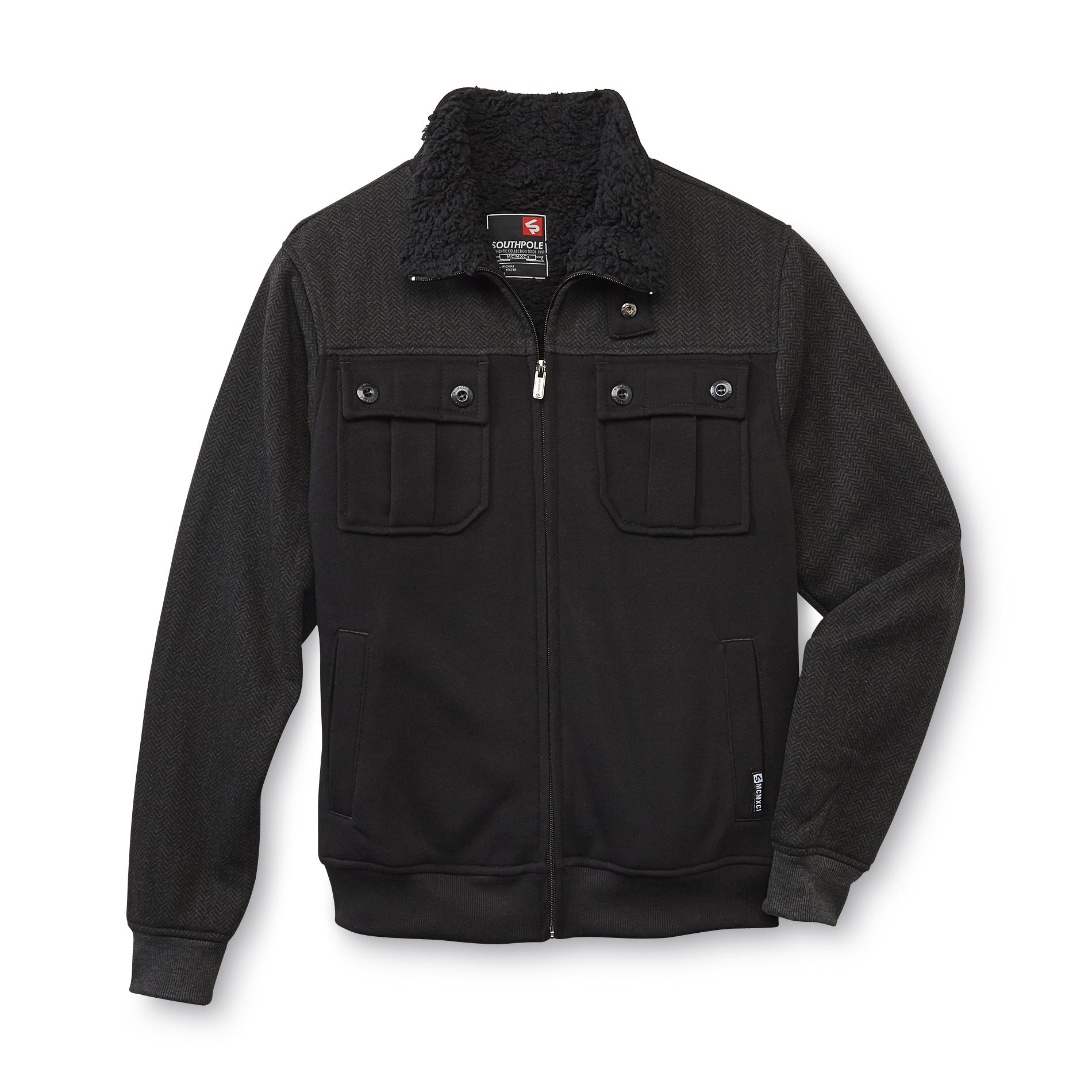 Southpole Young Men's Fleece-Lined Utility Jacket
