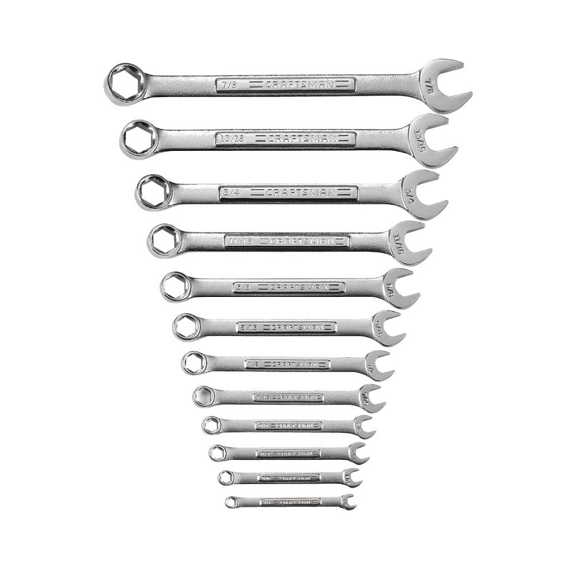 Craftsman 12 pc. Standard 6 pt. Combination Wrench Set