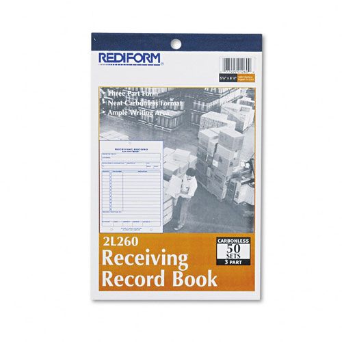 Rediform RED2L260 Carbonless Receiving Record Book