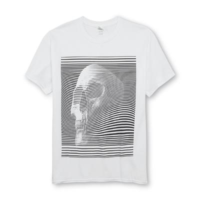 Men's Graphic T-Shirt - Striped Skull