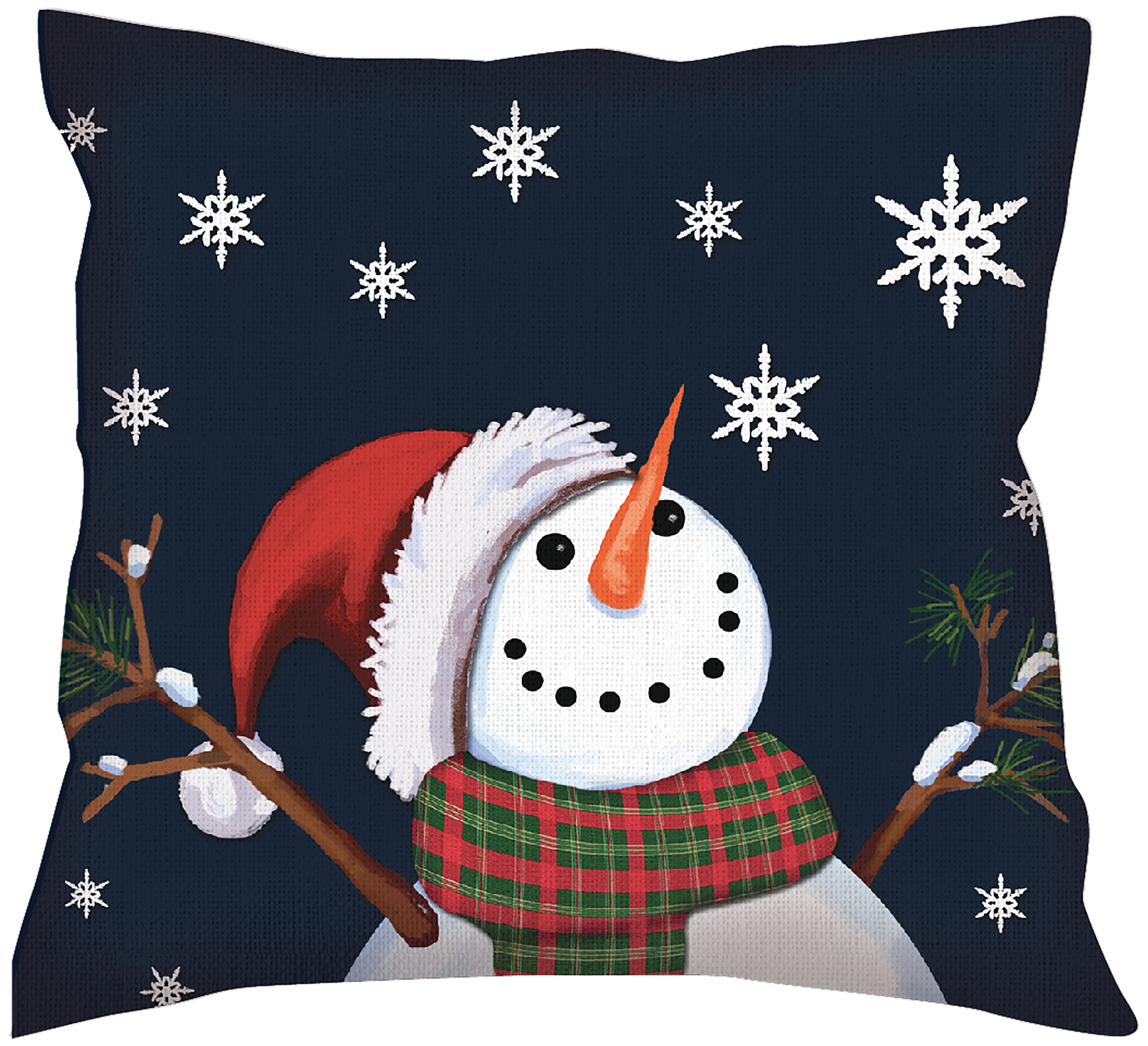 TAC Home Let it Snow Holiday Pillow