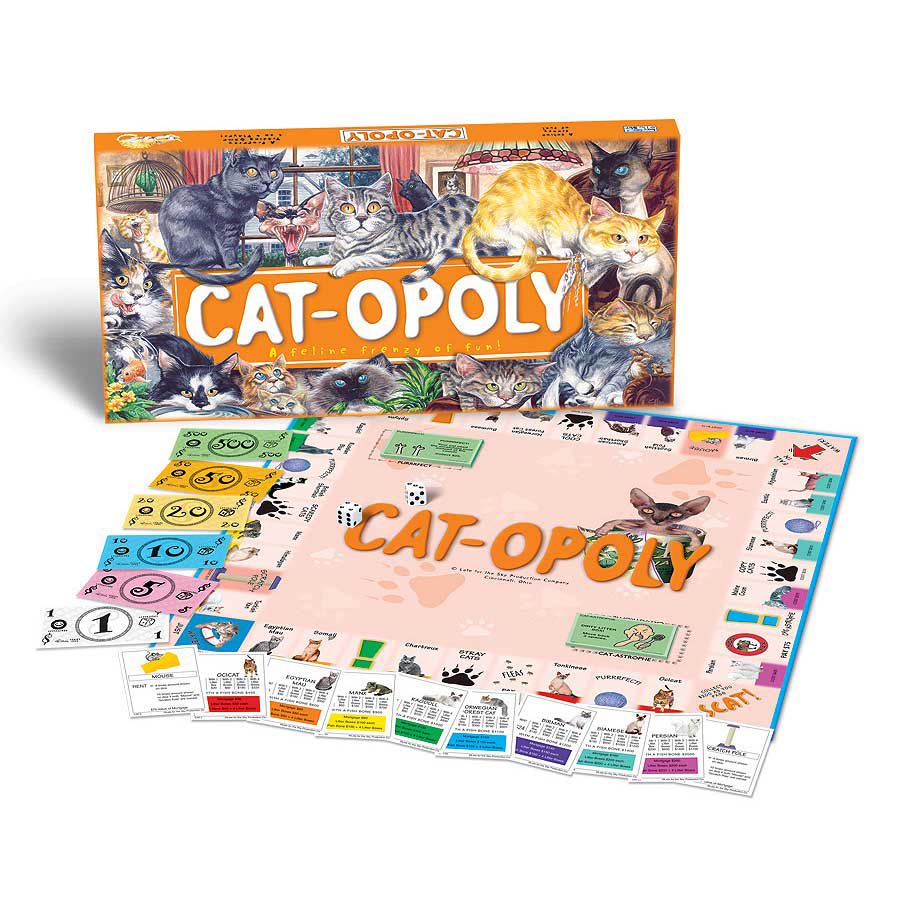 Late For The Sky Cat-opoly Game