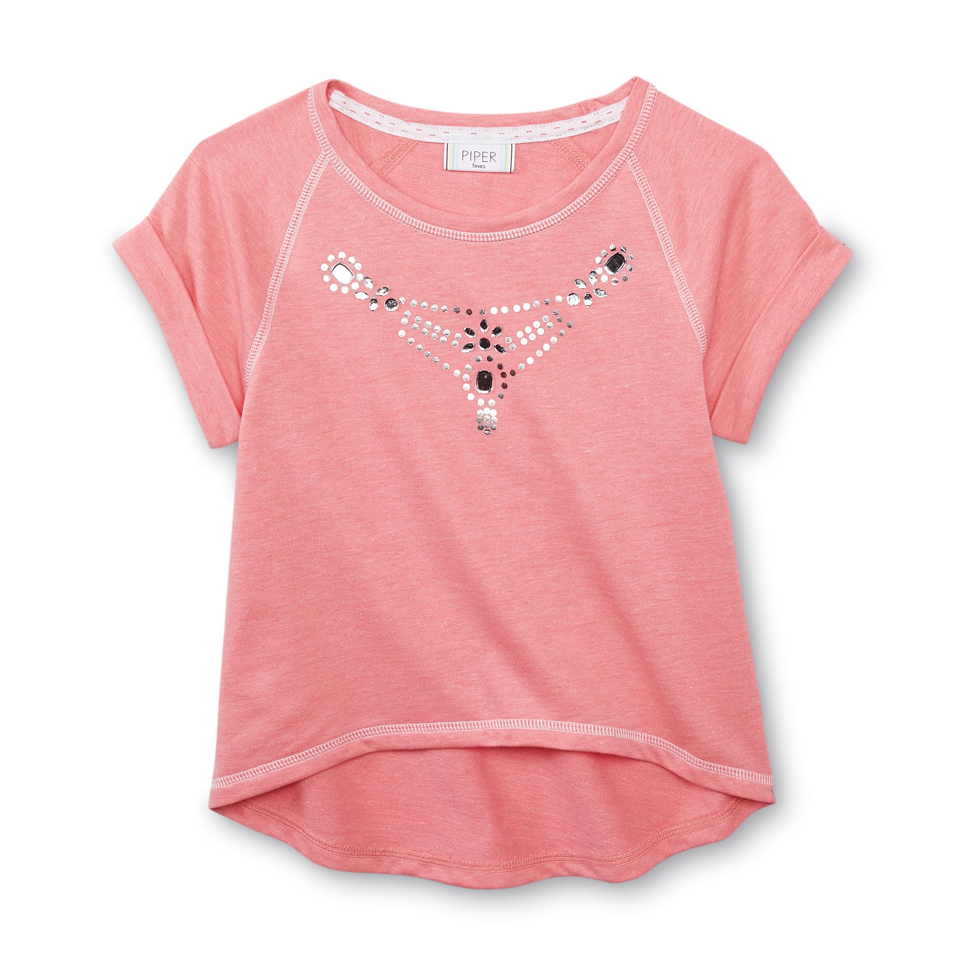 Piper Faves Girl's French Terry T-Shirt