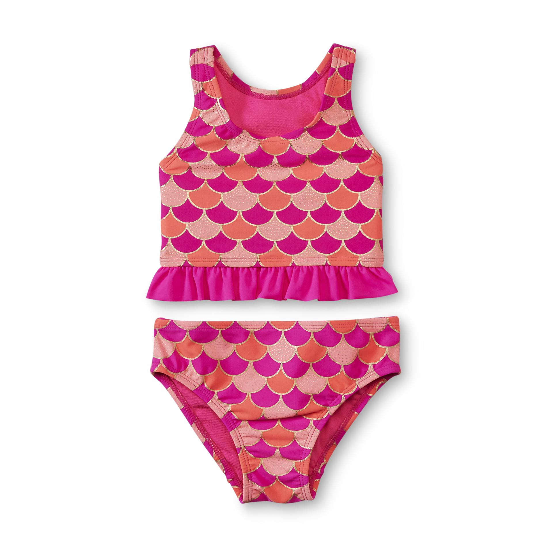 Joe Boxer Infant & Toddler Girl's Bikini - Mermaid Scales