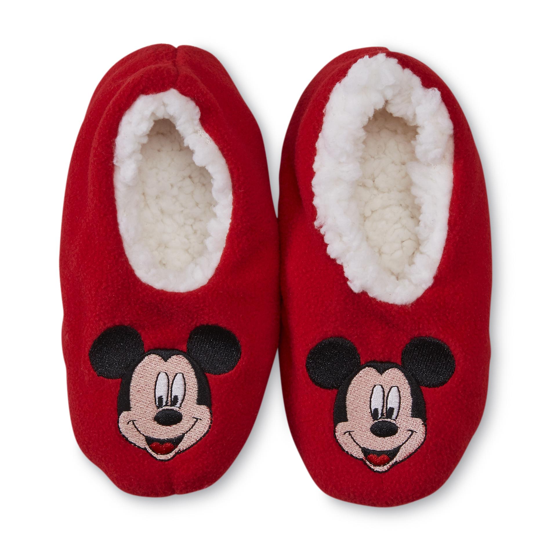 Disney Mickey Mouse Toddler Boy's Fleece Slipper Socks