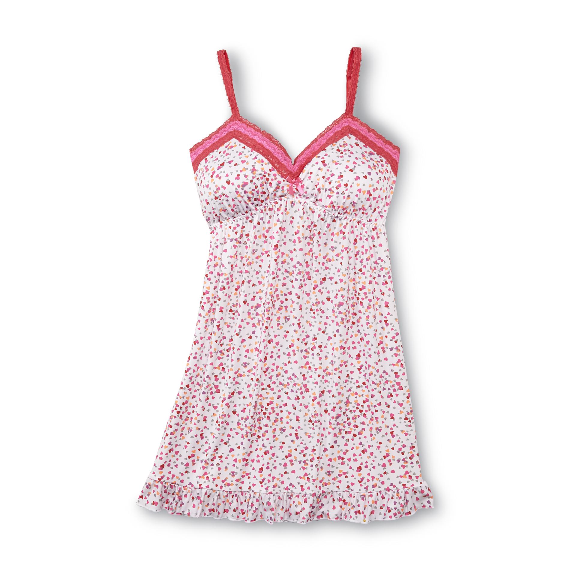 Joe Boxer Women's Camisole Nightgown - Hearts